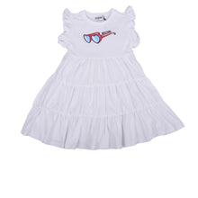 Load image into Gallery viewer, White Frill Sunglasses Dress