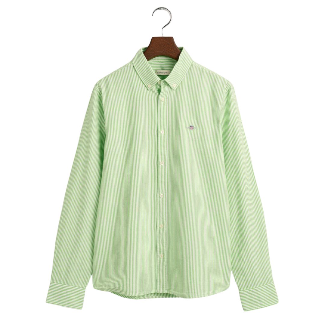 Gant Kids Light Green Regular Fit Shirt