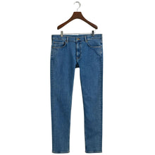 Load image into Gallery viewer, Blue Denim Slim Jeans