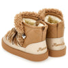 Two-Tone Quilted Fur Lined Boots