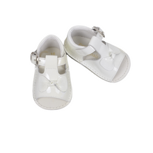 Load image into Gallery viewer, Ivory Patent Pram Sandal