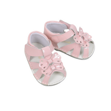 Load image into Gallery viewer, Pink Patent Pram Sandal