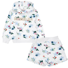 Load image into Gallery viewer, White Flower Star Hoodie & Short Set