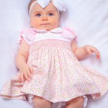 Load image into Gallery viewer, Floral Dress &amp; Bloomer With Headband