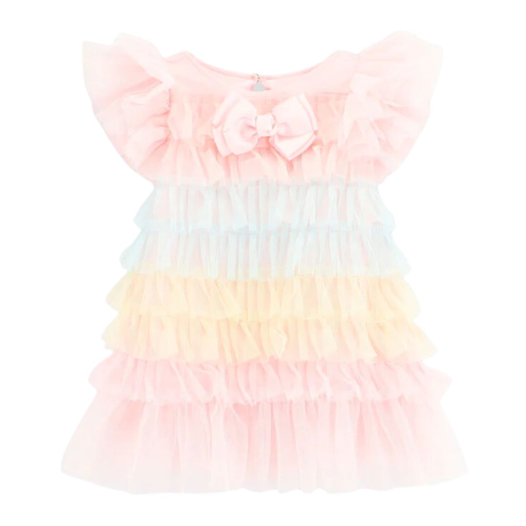 Pink Pastel 'Waterfall' Baby Dress