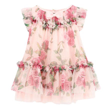 Load image into Gallery viewer, Pink Roses &#39;Rosebud&#39; Baby Dress