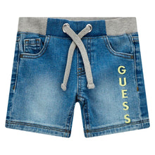 Load image into Gallery viewer, Denim Logo Shorts