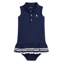 Load image into Gallery viewer, Navy Sailor Logo Dress