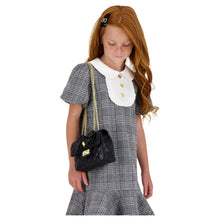 Load image into Gallery viewer, Black Quilted 'Skyla' Bag