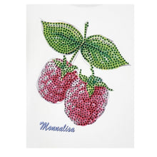 Load image into Gallery viewer, White "Alice" Fruits Rhinestone T-Shirt