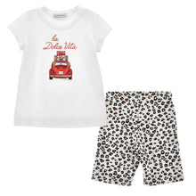 Load image into Gallery viewer, Leopard Print Cycling Shorts Set
