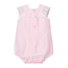 Load image into Gallery viewer, Pink Lace Romper