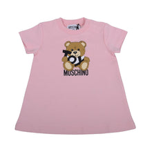 Load image into Gallery viewer, Babies Pink Teddy Sweat Dress