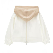 Load image into Gallery viewer, Ivory & Tan Hooded Teddy Tracksuit