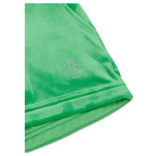 Load image into Gallery viewer, Green Velour Shorts