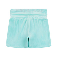 Load image into Gallery viewer, Pale Turquoise Fold Over Waist Shorts