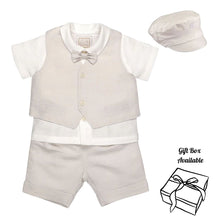 Load image into Gallery viewer, Beige 3 Piece 'Perry' Outfit & Hat