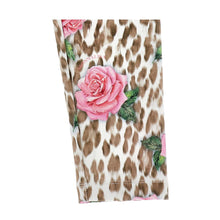 Load image into Gallery viewer, Pink Roses & Leopard Print Legging Set