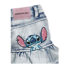 Load image into Gallery viewer, Denim "Stitch" Skirt & Pink Top Set