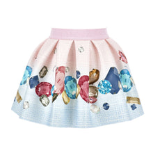 Load image into Gallery viewer, Blue Jewel Skirt & Top Set