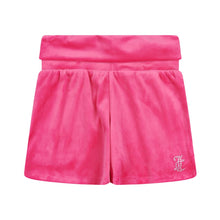 Load image into Gallery viewer, Fuchsia Pink Fold Over Waist Shorts