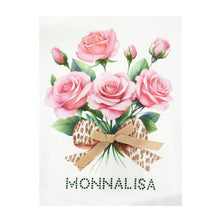 Load image into Gallery viewer, Pink Roses & Leopard Print Legging Set