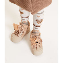 Load image into Gallery viewer, Beige Teddy Bear Plush Trainers