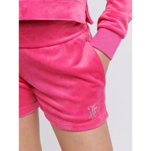 Load image into Gallery viewer, Fuchsia Pink Fold Over Waist Shorts