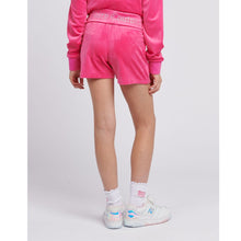 Load image into Gallery viewer, Fuchsia Pink Fold Over Waist Shorts