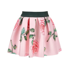 Load image into Gallery viewer, Pink & Green Roses "Love" Skirt Set