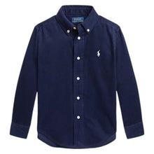 Load image into Gallery viewer, Navy Fine Cord Shirt