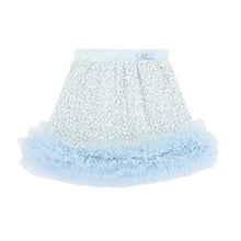 Load image into Gallery viewer, Pale Blue Boucle Sequin Skirt Set
