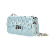 Load image into Gallery viewer, Pale Blue & Silver Rhinestone Bag