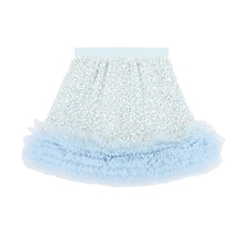 Load image into Gallery viewer, Pale Blue Boucle Sequin Skirt Set