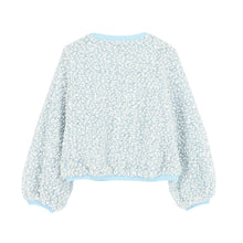 Load image into Gallery viewer, Pale Blue Boucle Sequin Skirt Set