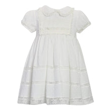 Load image into Gallery viewer, Ivory Swiss Dot & Lace Dress
