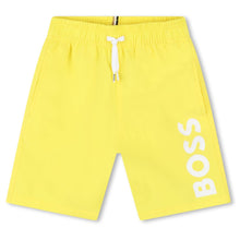 Load image into Gallery viewer, Yellow Logo Swim Shorts