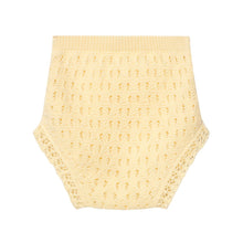 Load image into Gallery viewer, Yellow Spotty Dress & Knitted Bloomers