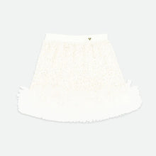 Load image into Gallery viewer, Ivory Boucle Sequin Skirt Set