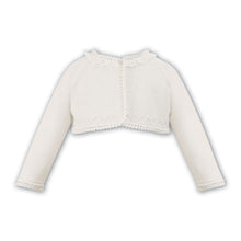Load image into Gallery viewer, Ivory Lace Collar Cardigan