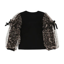 Load image into Gallery viewer, Black & Leopard Print Skirt Set