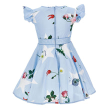 Load image into Gallery viewer, Blue Flower & Star Dress