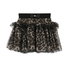 Load image into Gallery viewer, Black & Leopard Print Skirt Set