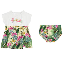 Load image into Gallery viewer, Baby Girls Exotic Floral Dress &amp; Knickers