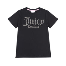 Load image into Gallery viewer, Black Diamante Logo T-shirt