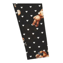 Load image into Gallery viewer, Black & White Teddy Legging Set