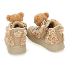 Load image into Gallery viewer, Beige Teddy Bear Plush Trainers