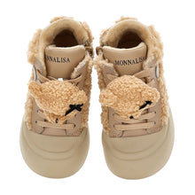 Load image into Gallery viewer, Beige Teddy Bear Plush Trainers