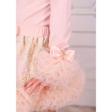 Load image into Gallery viewer, Blush Pink Jacquard Skirt Set