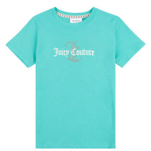 Load image into Gallery viewer, Turquoise Rhinestone Logo T-Shirt